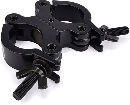 Riggatec Doppelschelle - Swivel Coupler schmal schwarz bis 200 kg (48-51mm)