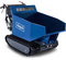 Scheppach Benzin Dumper DP5000 Motorschubkarre Mini Transporter mit Kettenantrieb | 500kg Traglast | 5,6 PS und 196cm³ | 3-Vorwärts-/1-Rückwärtsgang | hydraulischer Kippbehälter – 950 x 680 x 465 mm