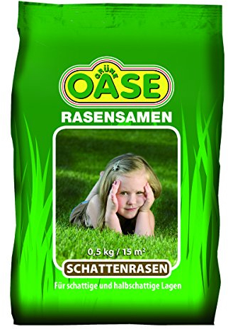 Grüne Oase Rasensamen GO-130 Schattenrasen 0,5 kg, grün