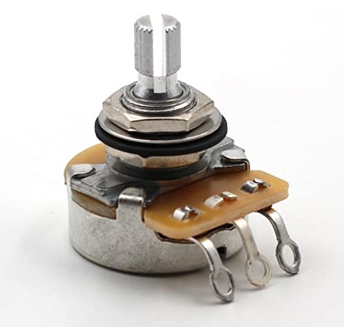 The Art of Tone Electric Guitar Audio Taper CTS 500k Pot Split Shaft, Replacement for Fender potentiometer