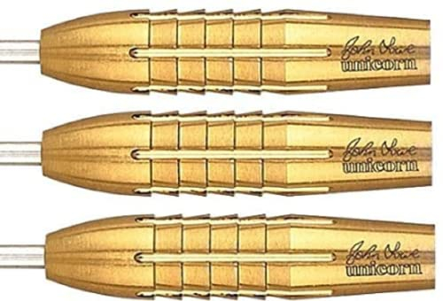 Unicorn John Lowe World Champion Phase 2 90 Percent Dartpfeile mit Wolfram, Stahlspitze, Gold, 21 g