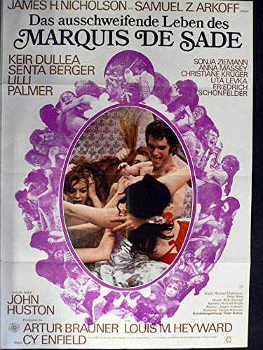 Das ausschweifende Leben des Marquis De Sade - Filmposter A1 84x60cm gefaltet