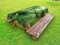 ABAKUHAUS Regenwald Outdoor-Tischdecke, Palmen exotische Pflanzen, dekorative waschbare Picknick-Tischdecke, 145 x 210 cm, Grün