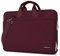 MOSISO 360 Protective Laptop Bag 13.3 inch, 13-13.3 inch Laptop Shoulder Bag Compatible with MacBook Air/Pro 13 / Pro 14 M4 M3 M2 M1, HP Dell Acer ASUS, Matching Color Sleeve with Belt, Wine Red