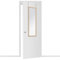 Miroir De Porte en Bois - L 35 X H 109 Cm - Beige
