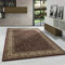 Carpetsale24 Kurzflor Orientteppich 160 x 230 cm Rot - Orientalischer Wohnzimmer Teppich Waschbar - Klassisch Oriental Ornament Medaillon Design - Teppich für Schlafzimmer, Esszimmer und Küche