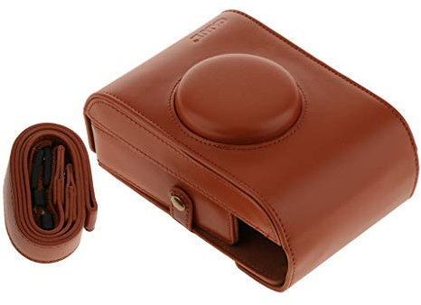 balikha PU Leather Camera Shoulder Bag for Lomo'Instant Automat Camera -