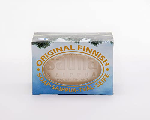 Vaasan Aito Saippua | Original finnische Sauna Seife 225g | traditionelle Rezeptur, handgemacht in Finnland (Flieder)