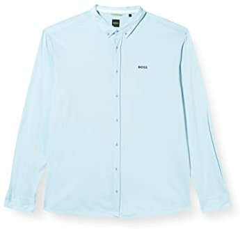 BOSS Men's Biado_r Shirt, Light/Pastel Blue451, XL