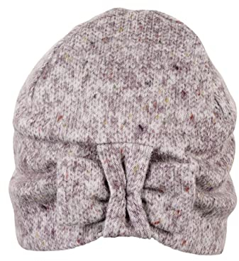 Sterntaler Baby - Mädchen Mütze Baby Beanie Mütze Schleife, Lila, 51