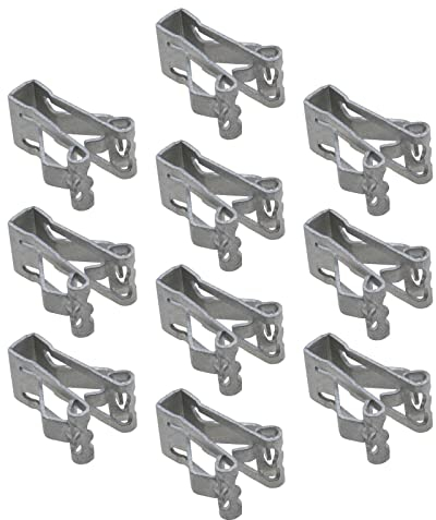 The Lord of the Tools 10 Stück 17 mm Fahrzeuginnenraum-Polsterhalter, Metallverkleidung, Clips, Autozubehör für die Befestigung von Seitenschwellern, Stoßstangen, Armaturenbrettern