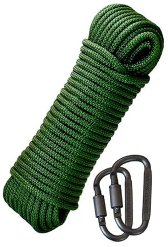 LQSSA Rescue Rope 5-60M Polypropylene Fiber Survival Escape Rope,Diameter 6Mm Static Climbing Rope/6Mm 50M