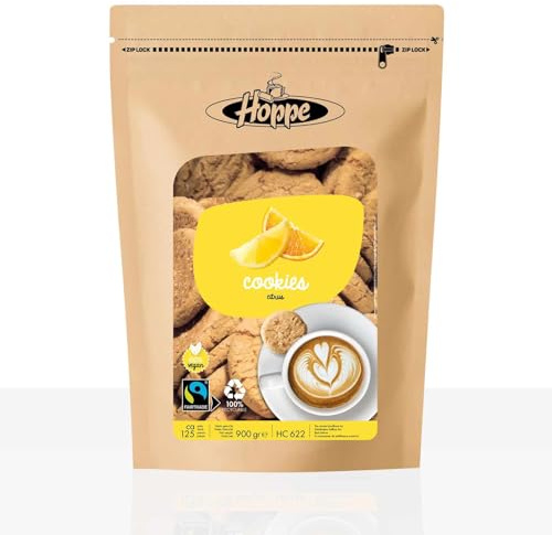 Hoppe Cookies Fairtrade Citrus vegan Kekse 125 Stk