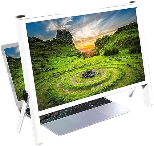 MOOWI Lupe mit Halterung Laptop-Lupe, Laptop-Bildschirm-Lupe-Schutzhalter, Laptop-Bildschirm-Lupe, 3D-Anti-Blaulicht