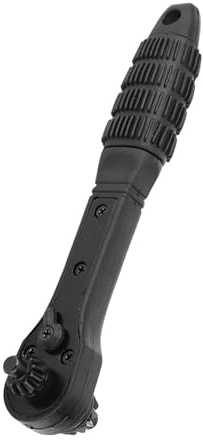 Pissente 2-in-1 Professional Drill Chuck Key Wrench, 12.7mm & 17.5mm Ratchet Spanner, Forward/Reverse Action, for Power Drills and Electric Tools