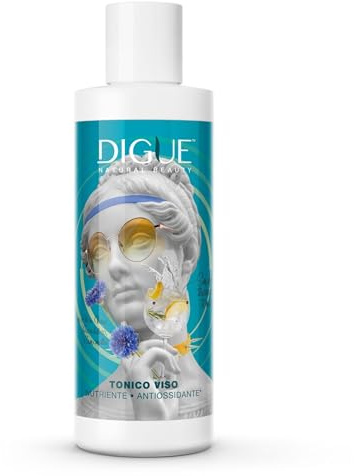 DIGUE® Tonico Viso Bio Lenitivo e Idratante per Pelle Secca e Sensibile | Niacinamide, Camomilla, Aloe Vera Bio | 200ml Made in Italy
