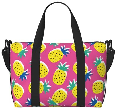 Novastar Laptop-Handtasche für Damen, Arbeit – Niedliche Ananas-süß-sauer Wochenendtasche für Frauen, Reisen, Sporttasche für Frauen und Männer, Umhängetaschen für
