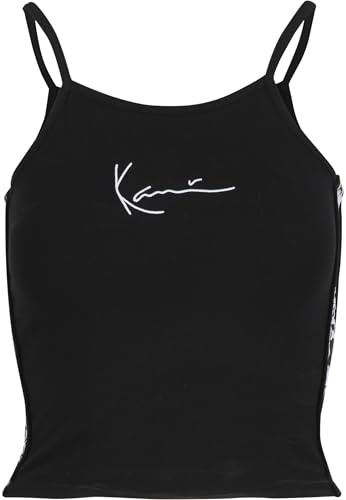 Karl Kani Damen KKWQ22001BLK Tape Small Signature Top