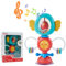 Yoolly Baby High Chair Toys with Suction Cup - Rattle Toy for Babies 6+ Months, Highchair Activity Toy for Toddlers, Rattle Toy 6 9 12 Months Baby Gifts Toys - Blue