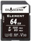 Exascend Element - Scheda di memoria SDXC UHS-I V30 da 64 GB, 4K UHD, fino a 100 MB/s, UHS-I, classe 10, U3, V30, scheda SD (UHS-I V30 100MB/s, 64 GB)