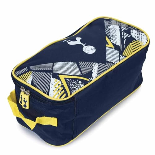 Tottenham Hotspur Offizielle Stiefeltasche, Marineblau und Gelb, Fußballclub-Merchandise