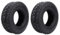 2pcs 16x6.50-8 Tires de Tondeuse à Gazon, Pneu Lourd 4ply de Tube sans Tube, Auto-nettoyage, pour les Tondeuses à Gazon, les Tracteurs de Jardin, la Charrette, le Caoutchouc, la