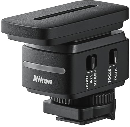 Nikon ME-D10 Microfono Digitale Shotgun, Microfono Direzionale Professionale per Fotocamere e Videocamere con Audio 32-bit Float, Riduzione del Rumore e Controllo Totale, Nero