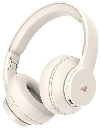 Monster MS-Mission100W Cuffie Wireless Bluetooth 5.4, Autonomia 40 Ore, Cancellazione del Rumore AI, Multipoint, Leggere 142g