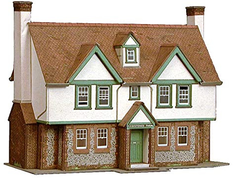 B24 Superquick Greystones Farmhouse 1/72 OO/HO - Card Kit