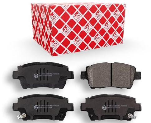 febi bilstein 16725 Bremsbelagsatz, 1 Stück | Kompatibel mit: TOYOTA CELICA Coupe, COROLLA, COROLLA Kombi, COROLLA Stufenheck, COROLLA Verso, MR2 III, PRIUS Liftback