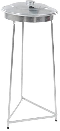 Kaiser + Kraft Müllsackständer aus Stahl | Für Volumen 110 l, mit Stahldeckel, verzinkt