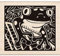 Inkadinkado Holz Stempel, Frosch