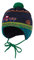 maximo Baby-Jungen, ausgenäht, Bindeband, Traktor Mütze, Mehrfarbig (sattes grün/Navy 2848), 43 cm (Herstellergröße: 43)