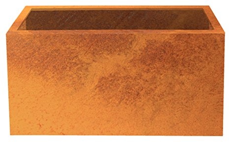 Palatino Exclusive Line Jardinière surélevée Lotte en Acier Corten modulaire 100 x 40 cm Profondeur 50 cm