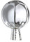 CRISTALICA Rosenkugel Medium Gartenkugel verspiegelt 17cm Silber