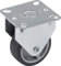 Meister Roulette fixe 5.5 cm TPR Roues , doux chappe ,Roulement coulissant ,40 kg ,Transport rôle,Meubles rôle,Poids Lourds rôle,802800
