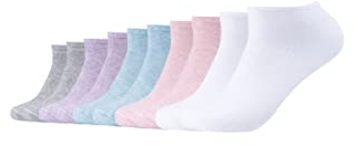 s.Oliver Unisex Sneakersocken Baumwolle Herren und Damen kurze Socken Vorteilspack 10er Pack 39/42 rosé melange