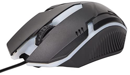 Xirfuni Souris de Jeu, Souris D'ordinateur Portable 1600 DPI avec Lumières RVB, Mini Souris PC Portable Filaire USB pour Ordinateur Portable, Plug and Play