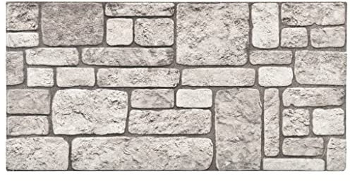 11pcs Wandpaneele 3D Grau Ziegel EPS