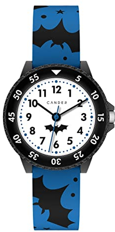 Cander Berlin MNA 1630 F Kinderarmbanduhr 3 ATM wasserdicht Armbanduhr Kinder Lernuhr analog für Jungen und Mädchen