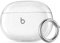 NIUTRENDZ Clear Case for Beats Studio Buds Case Soft TPU Protective Cover with Carabiner Compatible with Beats Studio Buds (Glitter Clear)