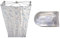 RIDDER Sylt Duschspinne, Duschfaltkabine, Ombrella, blau, 170 cm & 50600-0 50600 Duschvorhangklammer „Fix It“ zum fixieren von Duschvorhängen, transparent