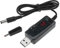 Starthilfekabel, USB auf DC, mit LED-Anzeige, DC 5 V auf DC 9 V/12 V, Konverterkabel, 0,8 m, Router-Kabel, Powerbank, mit Stecker für Netzadapter