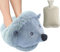 LKH Feet Warmers Hot Water Bottle with Faux Fur Cover 2L Hot Water Foot Warmers for Women Men Heated Foot Muffs Super Soft Comfy Pain Relief Feet Warmers Slipper Fits Up to UK Size 8 Non Electric Blue