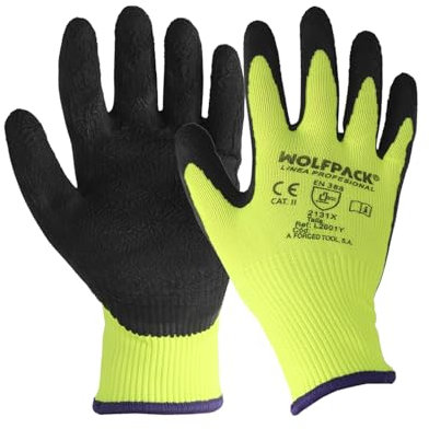 WOLFPACK LINEA PROFESIONAL Latex-Handschuh aus weichem Schaumstoff, Größe 27,9 cm