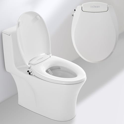 Abattant WC lavant Bclean - Auto-nettoyage des buses - Fonctionne sans électricité - Declipsable