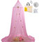 MRWiZMS Betthimmel | Baldachin Kinderzimmer | Himmel Babybett Kinder Schlafzimmer Dekoration für Höhle, Spielzimmer | Geschenk für Babydusche, Neues Baby, Älteres Kind (Pink Crown)