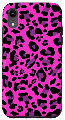 Leopard Print Stylish Cheetah Summer Pattern Purple & Pink Case for iPhone XR