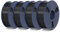 SUNLU 4KG PLA Filament 1.75mm, Hohe Geschwindigkeit 3D Drucker Filament Mit Hoher Fließfähigkeit, Entwickelt für Schnelles 3D Drucken, Rapid HS-PLA 4-Pack, Schwarz