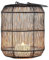 Marrakesch Boho Deko Aesthetic Windlichter Metall Draht 27 cm groß schwarz Gold | Windlicht Teelichthalter Stello als Gartendeko & Wohnzimmer Tisch Deko | Exquisite Kerzenständer für Teelichter